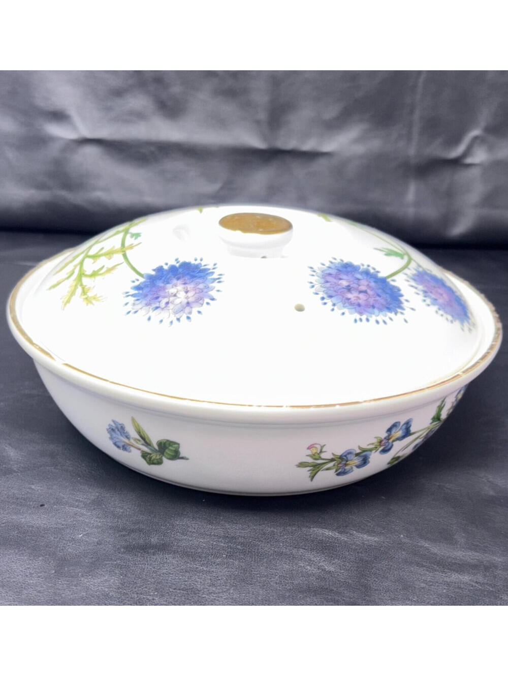 Spode Stafford Flowers 8" Covered Casserole Dish Oven To Table Floral
